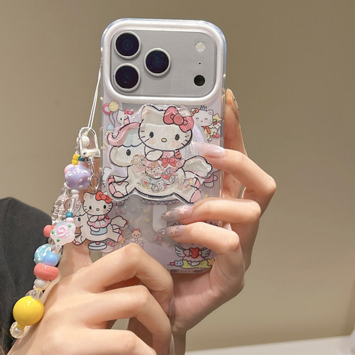 三丽鸥旋转木马凯蒂猫苹果手机壳