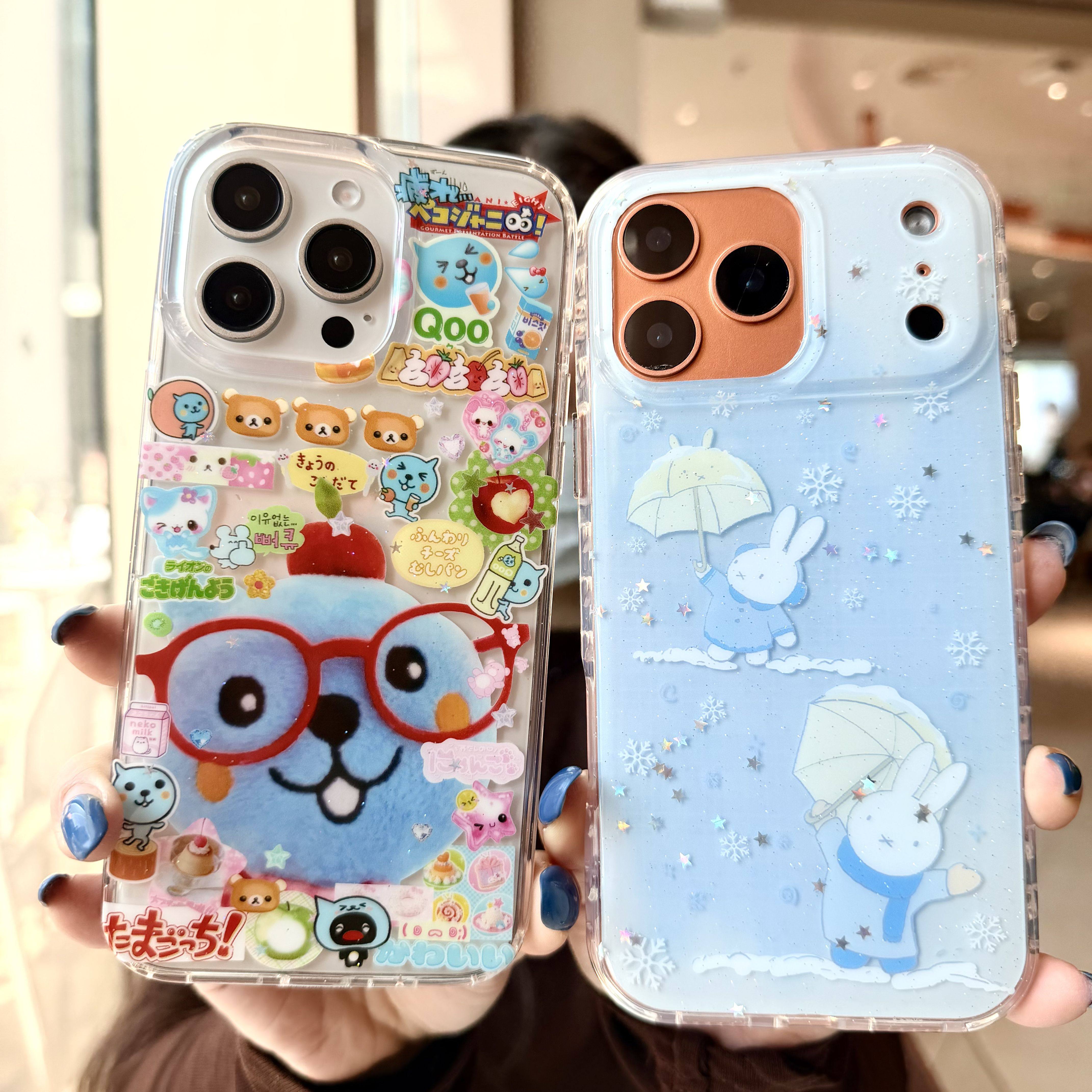 三丽鸥卡通米菲兔时尚橙子公仔适用iPhone17ProMax手机