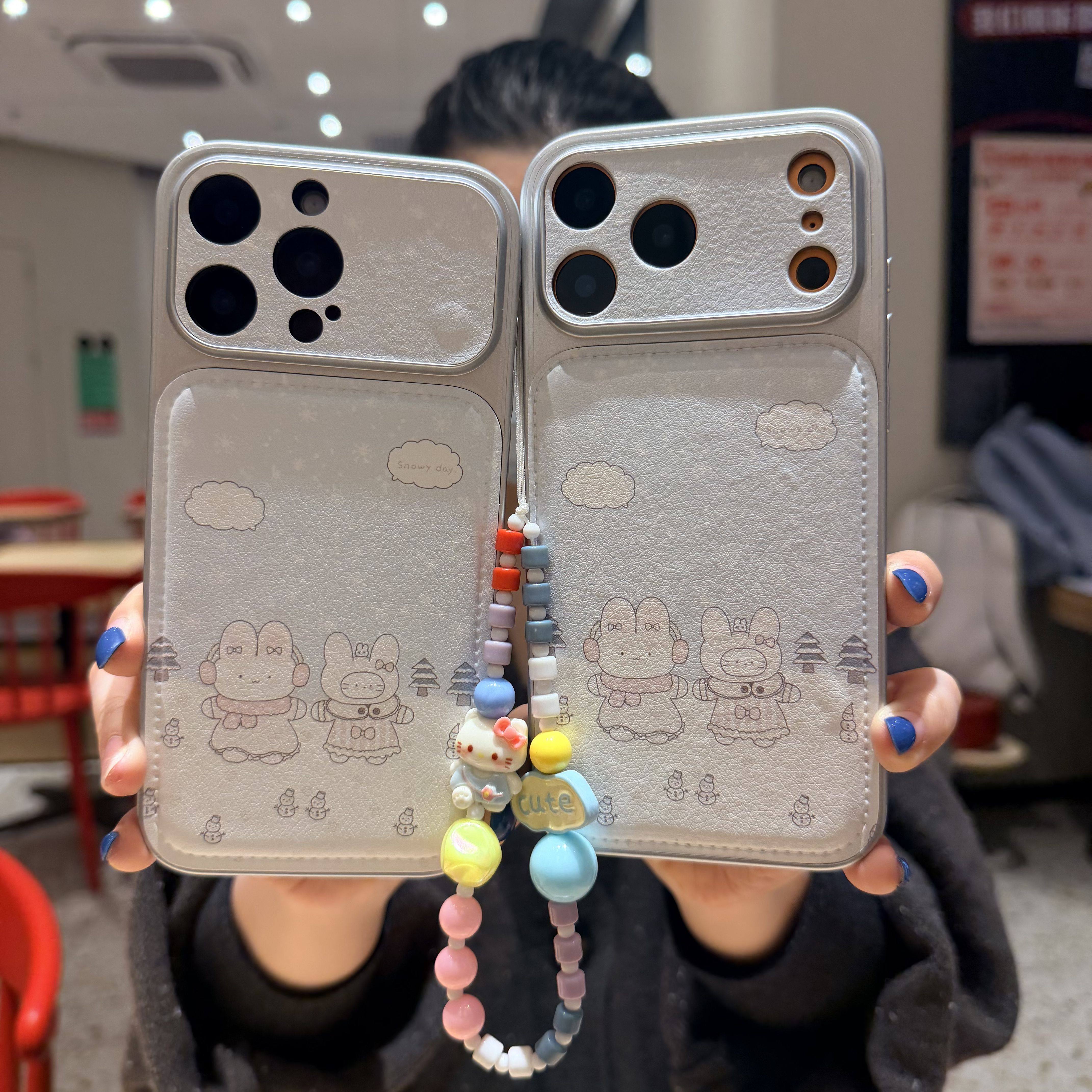 三丽鸥可爱皮纹米菲兔气球适用苹果17ProMax手机壳日韩卡通iPhone16软壳15pro软胶保护套抗指纹ins网红14外壳