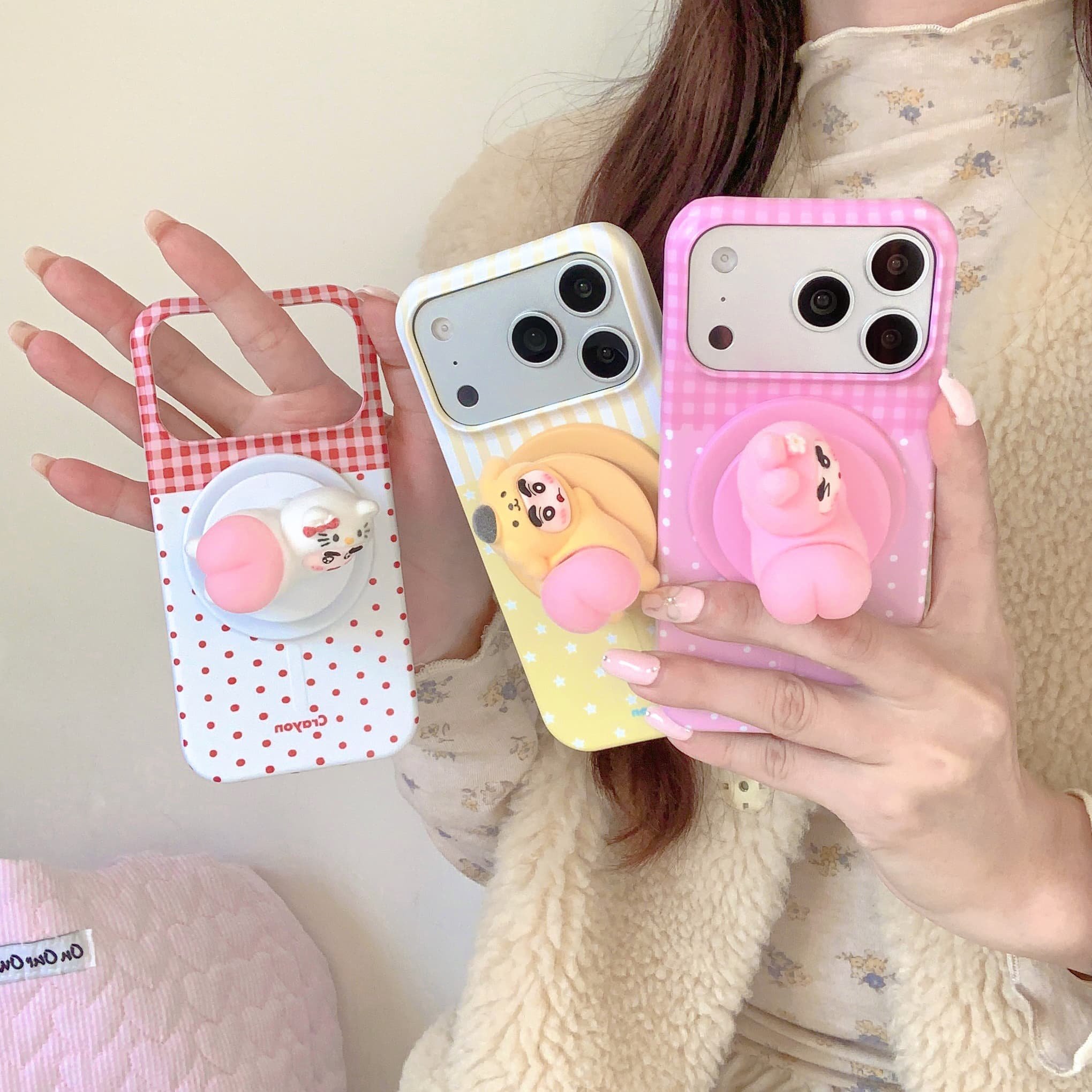 卡通蜡笔小新屁屁趣味适用苹果iPhone17ProMax手机壳可爱解压16pro外壳磁吸充电支架14/15PM硬壳i17保护套i13