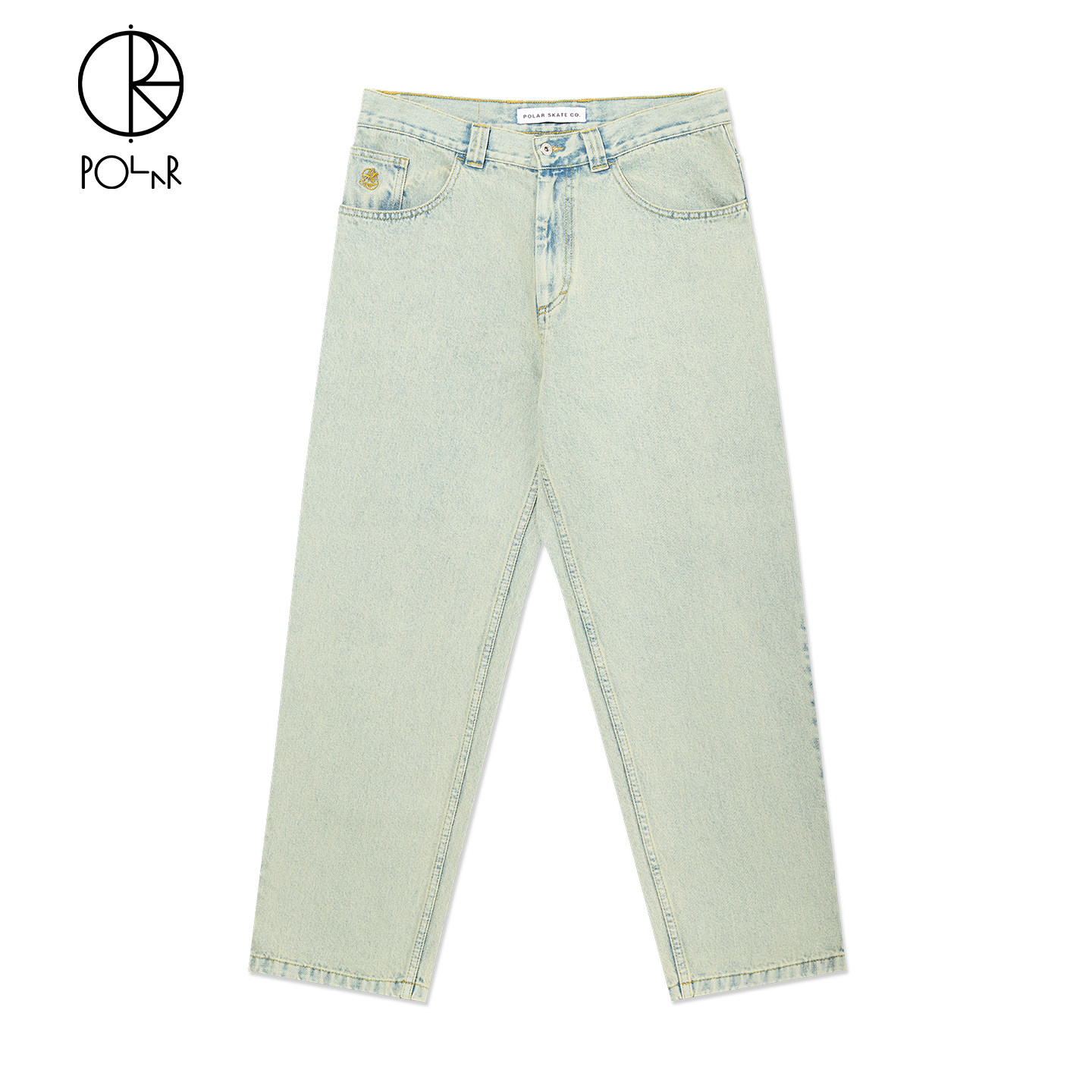 Polar Skate Co 93 Pants 新款复古做旧直筒街头滑板男女牛仔长裤