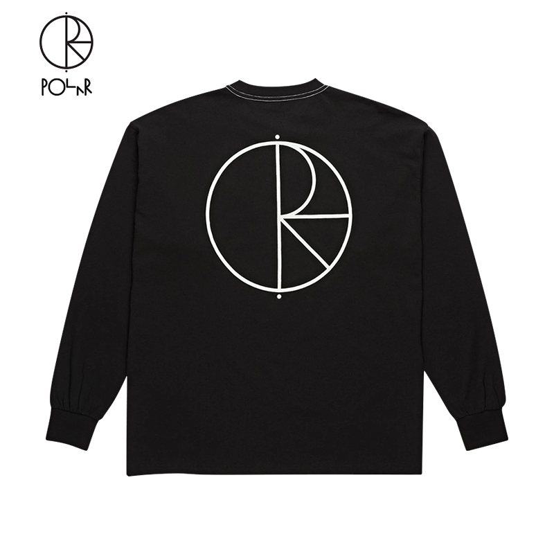 Polar Skate Co Contrast LS Tee明星同款印花logo滑板长袖T恤潮-封面