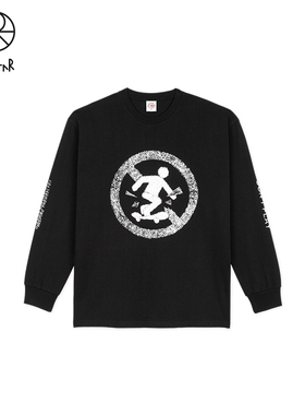 Polar Skate Co Don't Play Ls Tee 重磅纯棉运动男女滑板长袖T恤