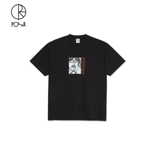 PolarSkateCo创意印花短袖T恤