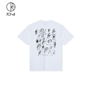 Sad Times T恤男 Polar Tee抽象印花街头潮流滑板短袖 Skate