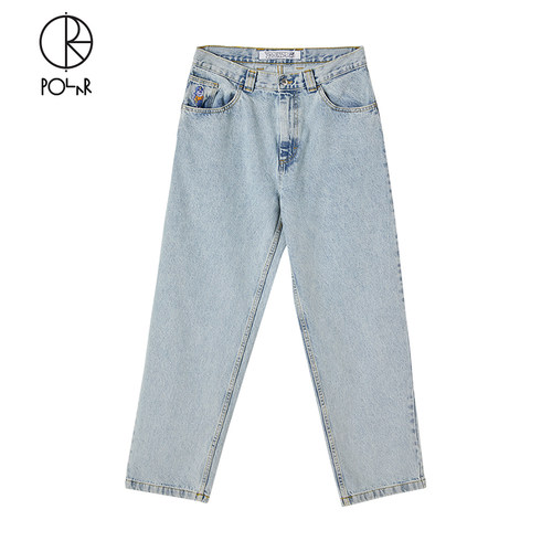 PolarSkateCo直筒滑板牛仔裤