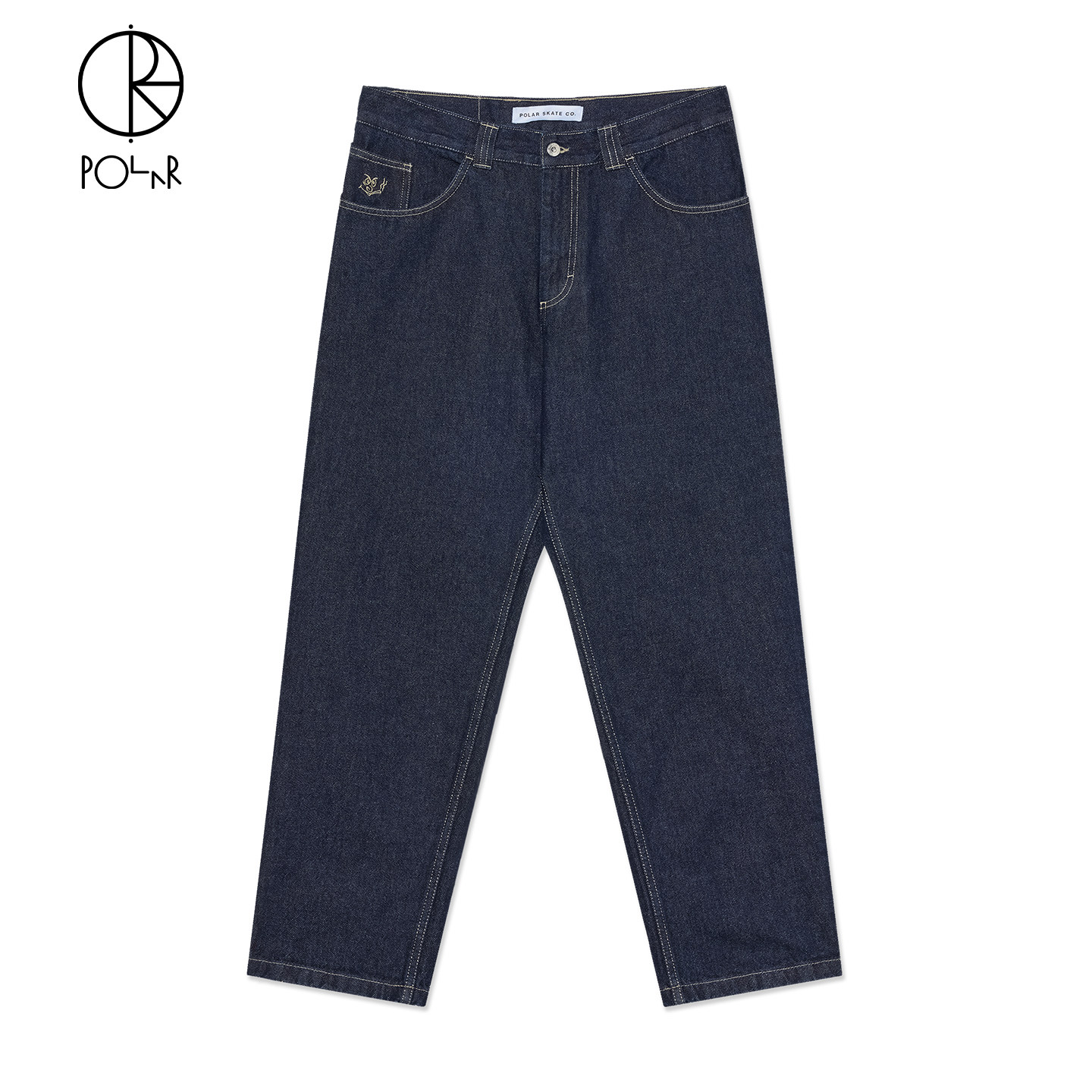 Polar Skate Co 92 Pants 25新品配色口袋刺绣直筒街头老爹牛仔裤