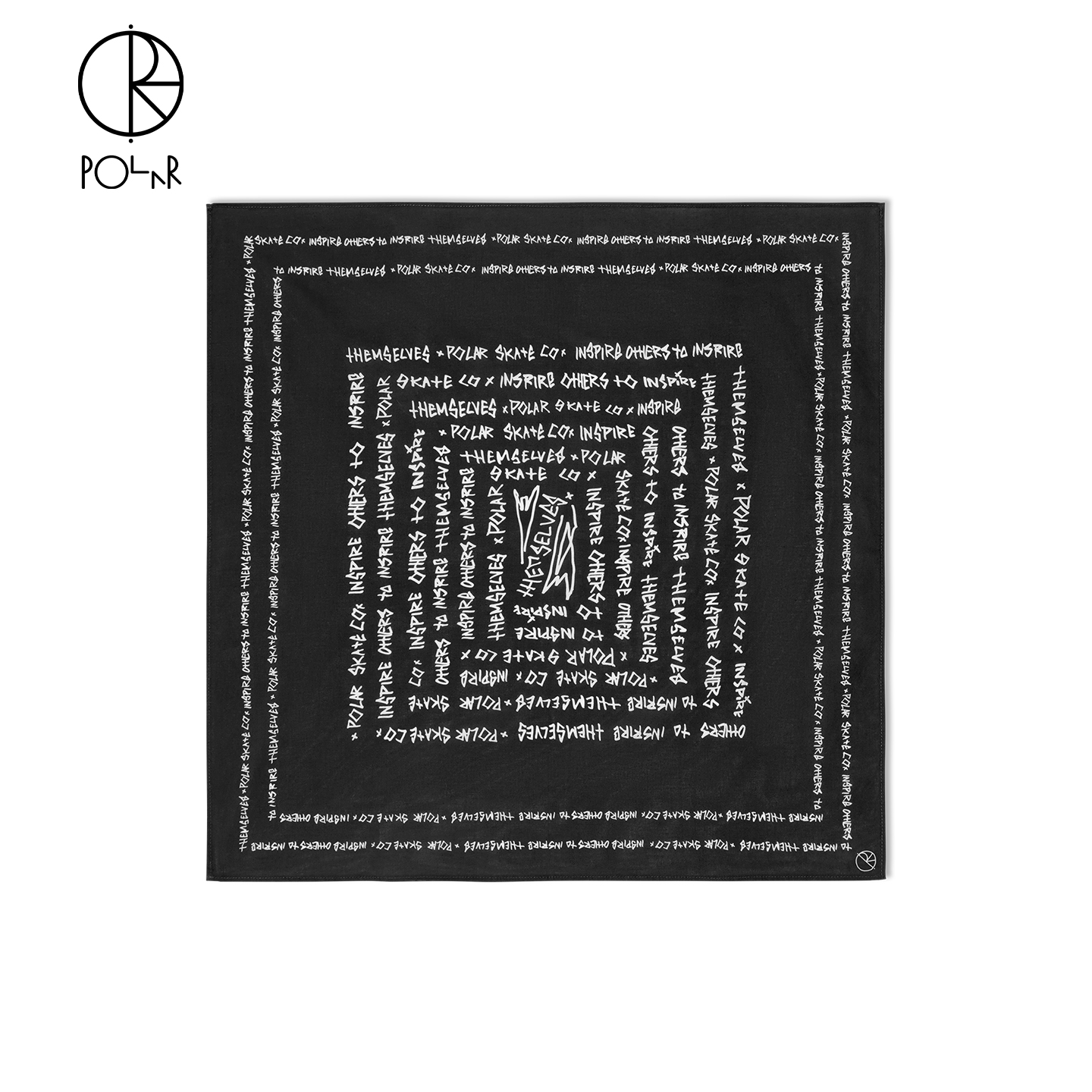 PolarSkateCo街头方巾头巾