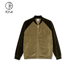 Ralph Polar Velour Jacket拼色丝绒运动夹克棒球服外套 Skate