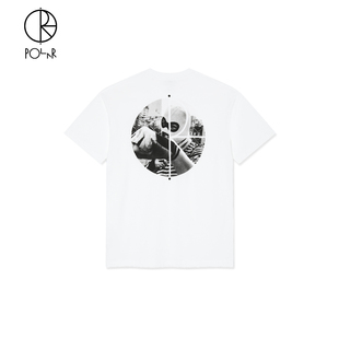 Klez Fill Logo Polar 后背填充印花滑板短袖 Tee T恤潮 Skate