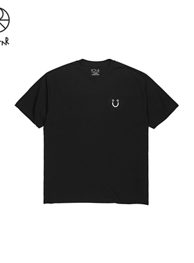 Polar Skate Co Happy Sad Tee 创意笑脸哭脸运动T恤男女情侣短袖