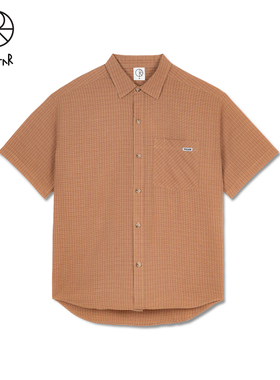 Polar Skate Co Mitchell Shirt 条纹复古街头滑板男女短袖衬衫潮