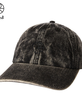 Polar Skate Co Stroke Logo Denim Cap 复古水洗街头棒球鸭舌帽
