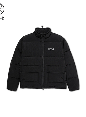 Polar Skate Co Pocket Puffer 冬季宽松立领运动情侣羽绒服外套