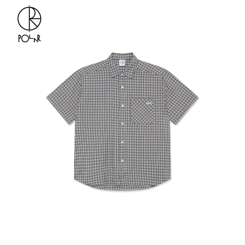PolarSkateCo格纹复古宽松衬衫