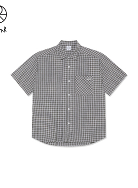 Polar Skate Co Mitchell Shirt 纯棉格纹复古宽松休闲短袖衬衫男