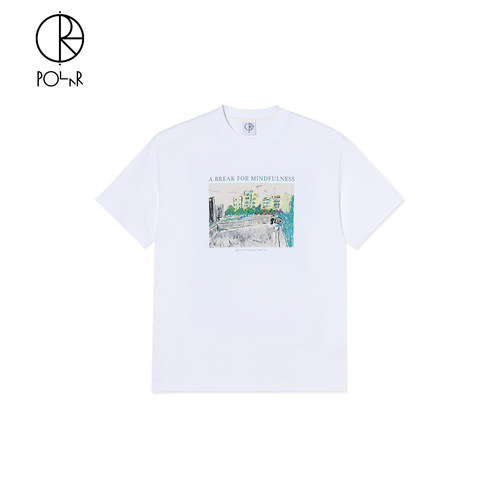 PolarSkateCo滑板圆领短袖T恤