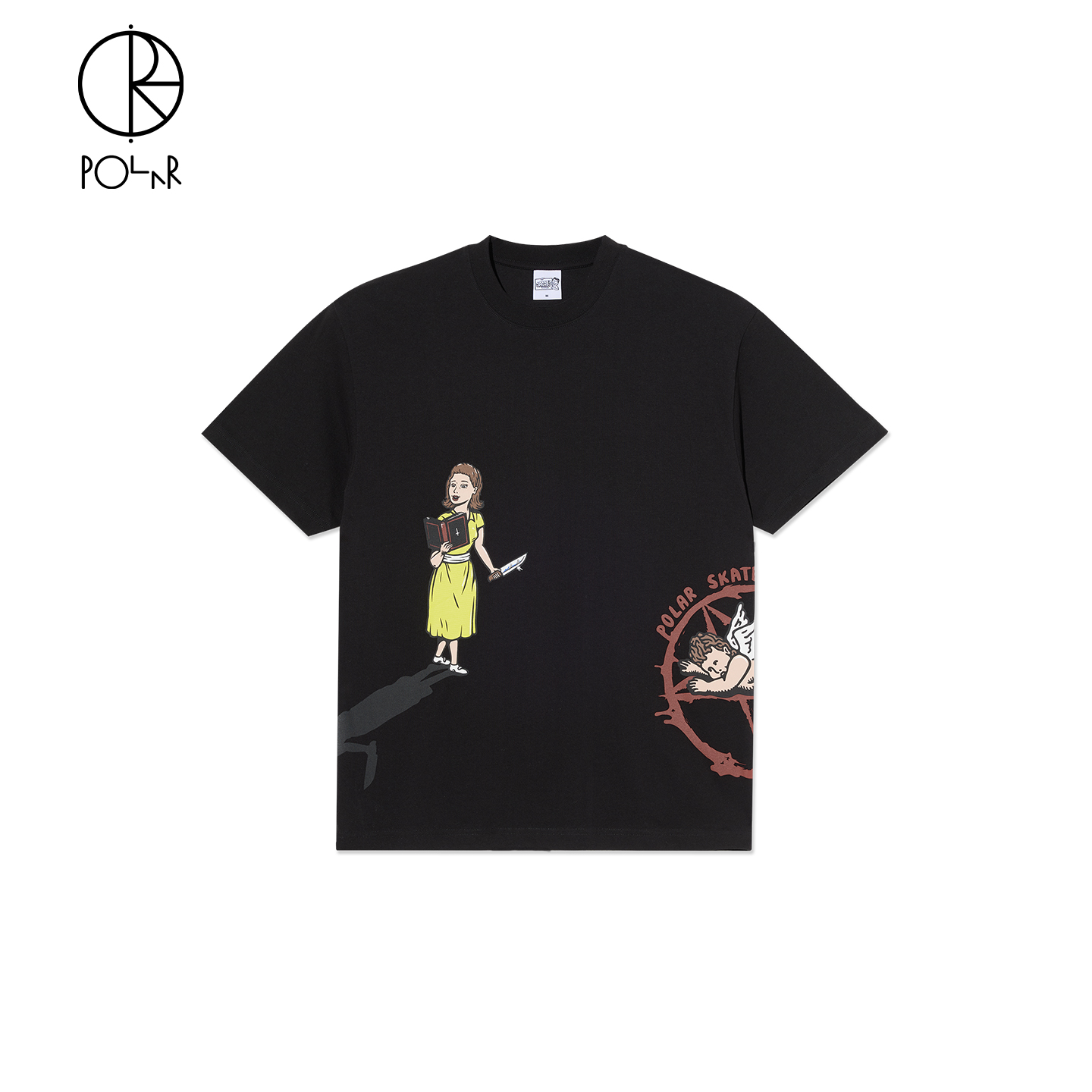 PolarSkateCo趣味印花T恤男女