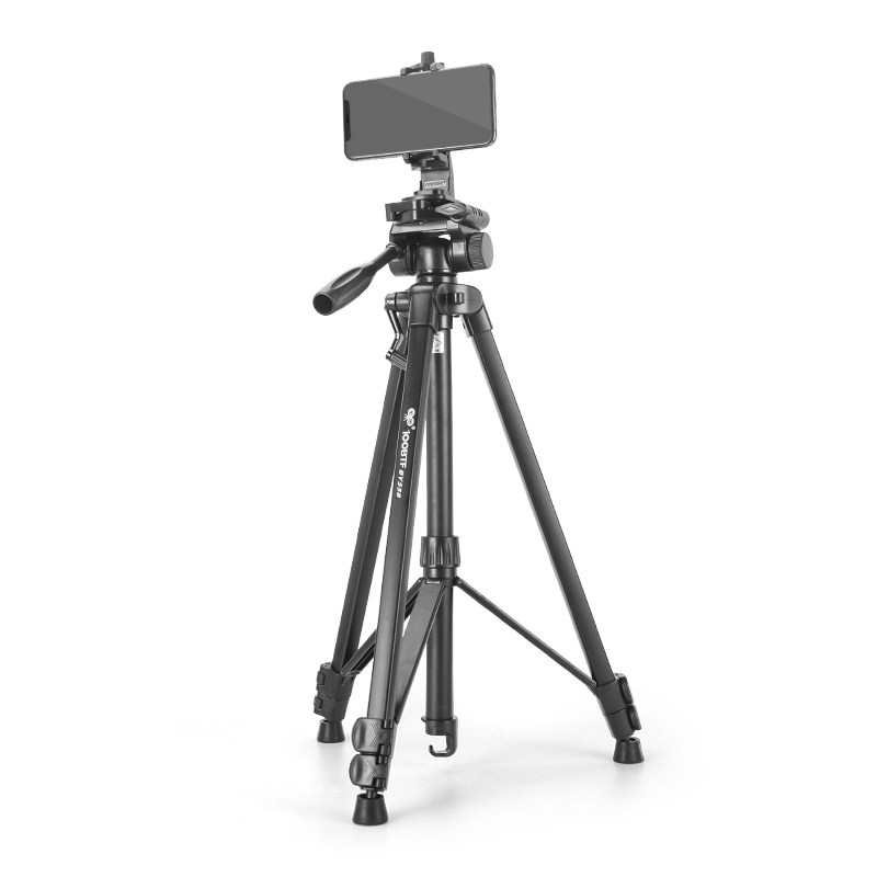 BAITUFU 휴대용 삼각대 범용 휴대 전화 수직 공중 촬영 DOUYIN 비디오 라이브 셀카 카메라 브래킷 유압 댐핑 클라우드 헤드 야외 사진 카메라 마이크로 SLR 삼각대