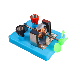 开放式小型电动机模型diy小马达小学科学初中物理电磁学实验器材直流电动机模型