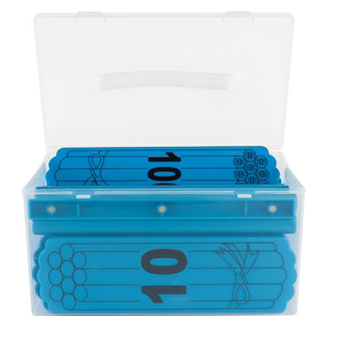 大号演示小棒教具磁吸一年级数学磁力磁性计数学具盒低年级小学生老教师用小棍全套长正方形三角圆几何图形片