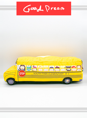 southpark南方公园农夫果园校车纸巾盒大抱枕床上沙发收纳长抱枕