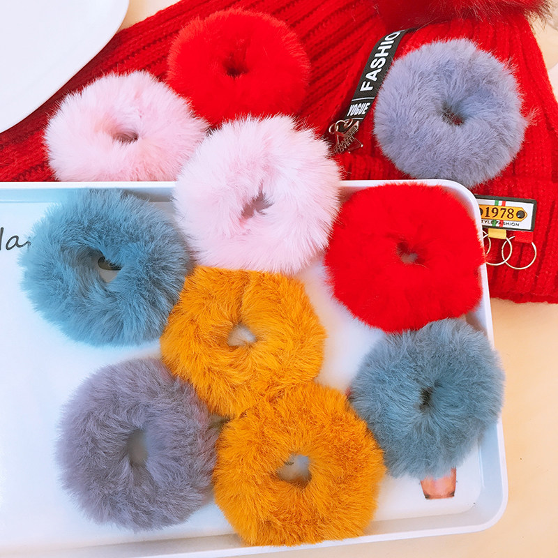 秋冬儿童毛毛大皮筋扎丸子头发饰女童甜甜圈绑马尾辫红色毛绒头绳,童装/婴儿装/亲子装,发饰,淘宝优惠券,粉丝福利购,淘宝优惠卷