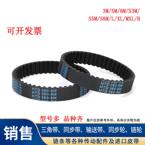 耐磨同步带B160MXL B161MXL B162MXL B165MXL传动带皮带