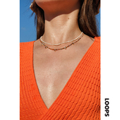 LOOPS Lucky项链新潮个性 字母定制串珠颈链 CHEZ 原创小众气质款