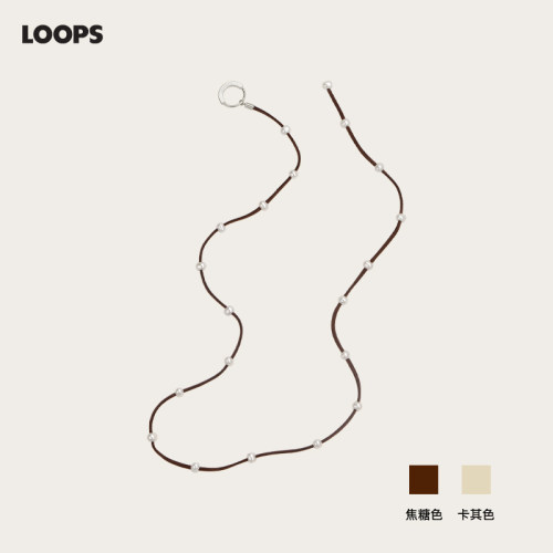 CHEZLOOPS淡水珍珠可调节项链