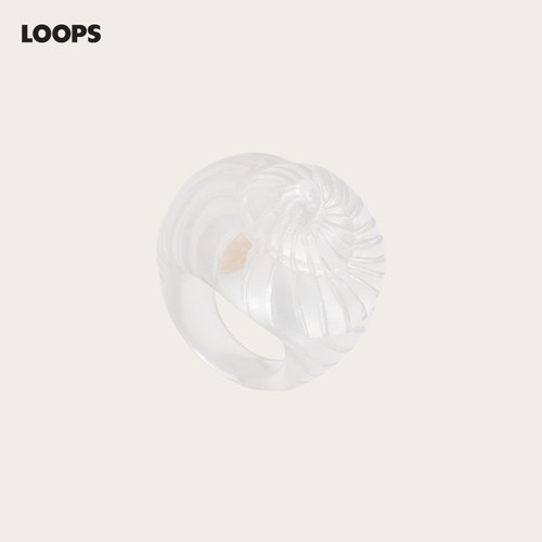 CHEZLOOPS海之歌树脂戒指海螺