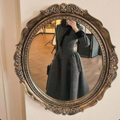 2026春季 连衣裙LJ0144 长款 新款 有里布绝美气质波点收腰时尚