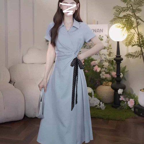 小个子大方得体收腰绝美长裙女