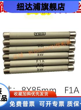 SIBA高压熔断器185000 F1A F2A F100MA F500MA 3KV 8X85mm保险丝