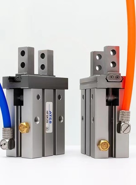 气动手指气缸单动HFSK10/HFSK16/HFSK20/25/32/40常闭型