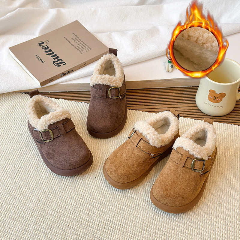 踏步兔女童加绒勃肯鞋冬季保暖大棉鞋2026新款儿童女孩软底雪地靴,童鞋/婴儿鞋/亲子鞋,雪地靴,淘宝优惠券,粉丝福利购,淘宝优惠卷