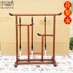 花梨木笔架红木笔架花梨木笔架实木质笔挂毛笔笔挂文房四宝