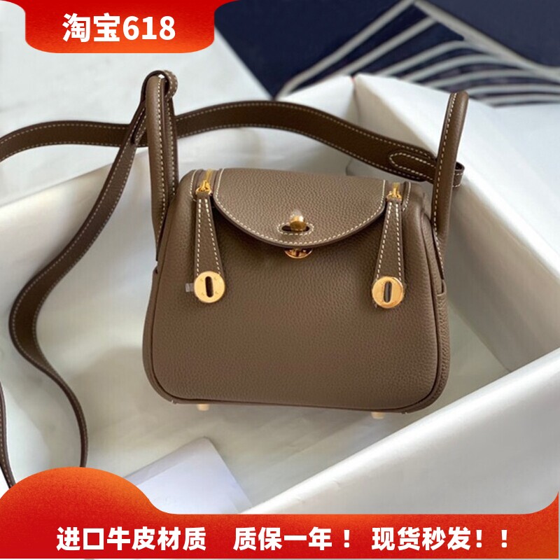 琳迪包mini医生包真皮女包2026新款单肩斜挎小包手提枕头包药箱包