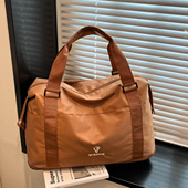 大容量手提旅行包男女通用轻便防水出差健身包时尚 登机行李包收纳