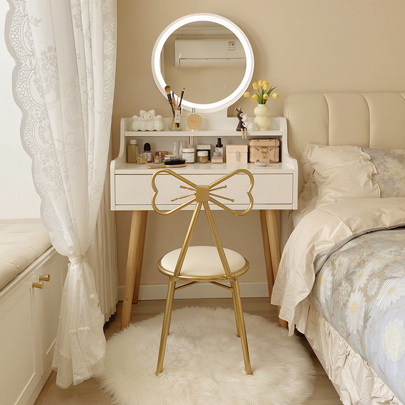 化妆台小型60cm卧室2026新款小户型现代简约女生迷你化妆桌子简易,住宅家具,梳妆台/桌,淘宝优惠券,粉丝福利购,淘宝优惠卷