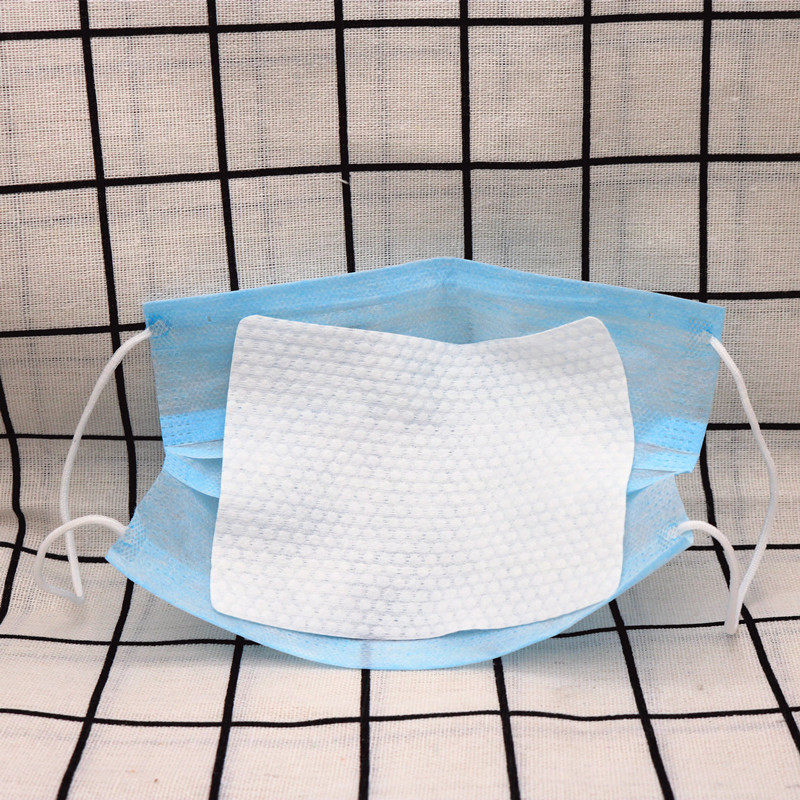 一次性口罩内垫片过滤片替换芯片防护隔离贴片吸水汽吸汗透气护垫