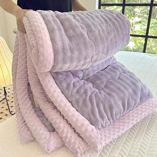 兔兔绒豆豆被子冬被芯2024新款 加厚保暖棉被宿舍单人加绒春秋被褥