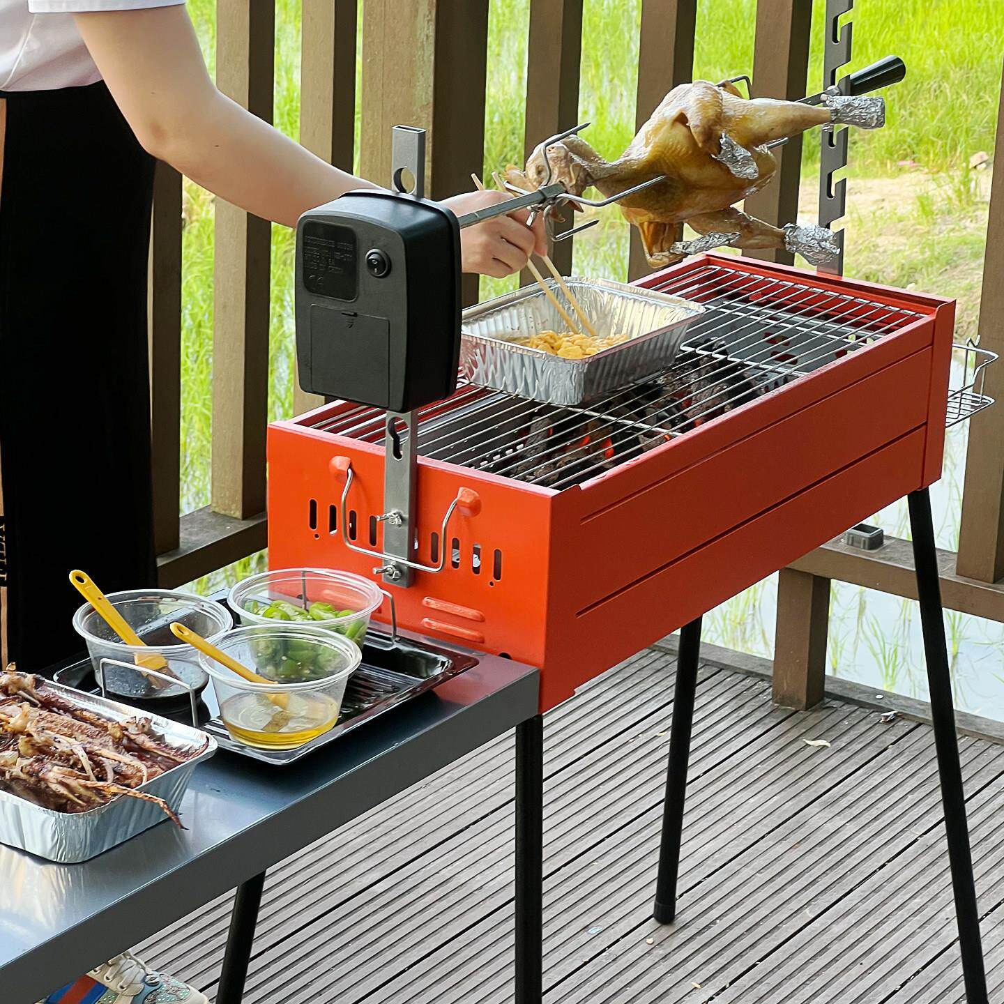 烧烤炉家用烧烤架户外折叠可携式烧烤炉子木炭露营工具全套碳烤炉