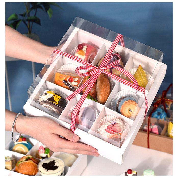 高质量四六九宫格蛋糕外卖包装盒