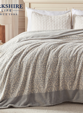 BERKSHIRE伯克希尔 梵都居家牛奶绒毛毯四季保暖冬季加厚盖毯毯子