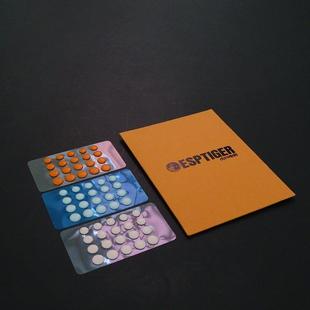 虎符电竞滑鼠脚贴DIY小圆点通用款 ICE顺滑7mm直径G1弧边脚垫 冰版