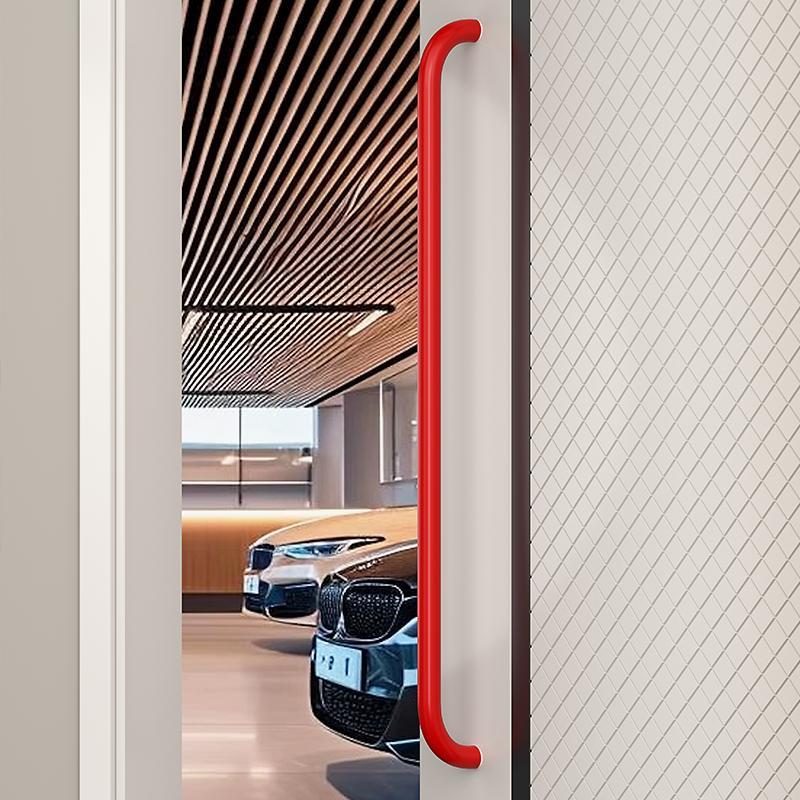 现代简约大门拉手玻璃门把手会议室商铺实木门拉手加厚不锈钢对装