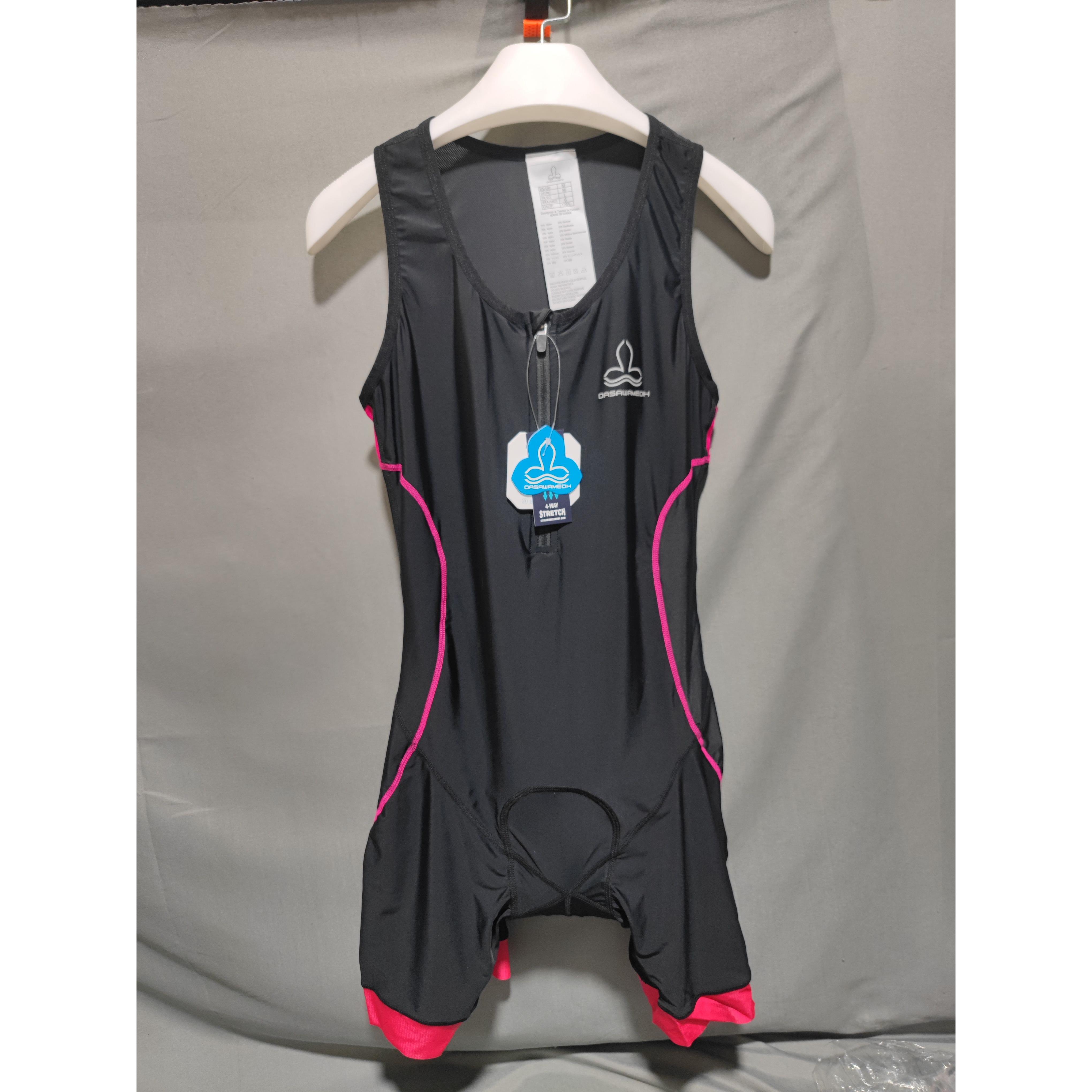 d57美国单女款背带短裤四面弹高弹连体背带短裤女款骑行裤