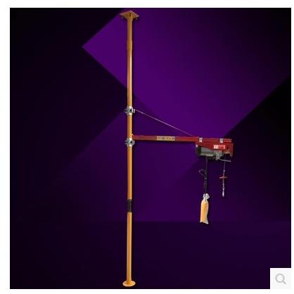 电动葫芦220V室内吊机提升机架子家用小型吊车升降起重机立柱支架