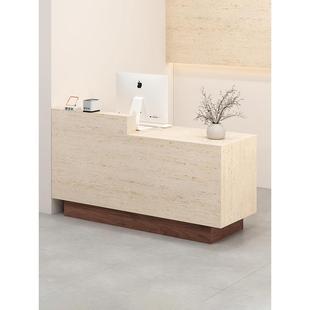 吧台收银台服装 柜台前台桌接待台 店简约现代店铺小型美容美发女装